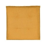 Perna pentru scaun, 40x40 cm, Galben, Bumbac/Poliester, ATU-080209, Oem