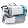 Patura Mercaton pentru Picnic sau Plaja, Pliabila Model Geanta, Impermeabila, PE, 200 x 150 cm, Albastru