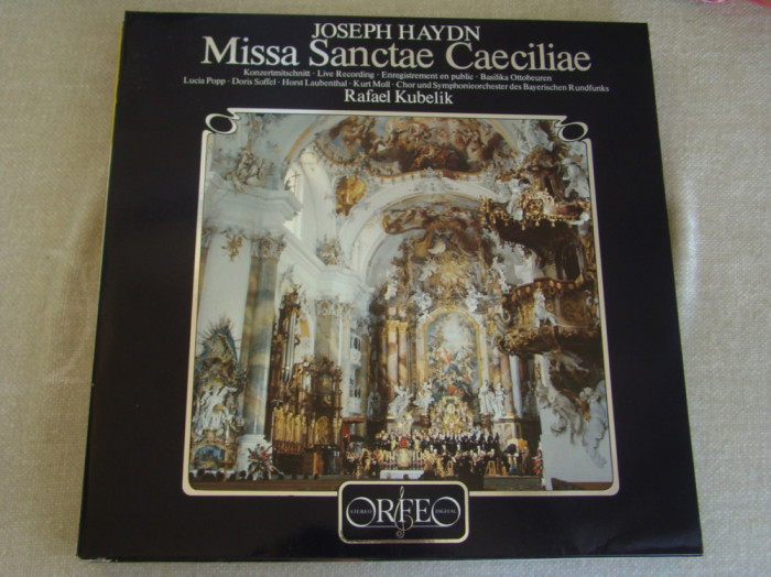 HAYDN - Missa Sanctae Caeciliae LUCIA POP - 2 LP Viniluri ORFEO Perfecte