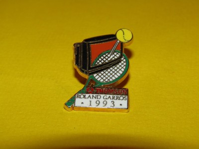 Insigna tenis - Turneul ROLAND GARROS (Franta) foto