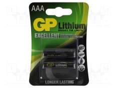 Baterie litiu AAA 1,5V nereincarcabila GP - 2 buc. foto