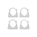 Set 4 cleme blocabile suport țeava, 40mm Vorel 54837
