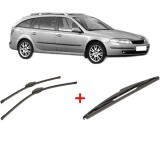 Cumpara ieftin Set 3 stergatoare RENAULT LAGUNA II Grandtour (KG0/1_) 2001-2007, parbriz si luneta, Valeo Silencio
