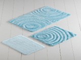 Cumpara ieftin Set 3 Covorase de Baie Wave Mint (Acryl), Chilai Home