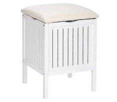 Taburet Wenko Oslo, cu spatiu de depozitare, 39 x 55 x 39 cm - RESIGILAT