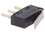 Micro&icirc;ntrerupător cu Manetă 0,1A 30VDC SPDT IP40
