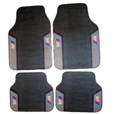 Covorașe Auto Universale BMW M &ndash; Design Sport Negru/Gri