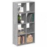 VidaXL Bibliotecă/separator cameră gri sonoma 69,5x29x137,5 cm lemn
