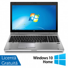 Laptop HP EliteBook 8570p, Intel Core i7-3520M 2.90GHz, 4GB DDR3, 120GB SSD, DVD-RW, 15.6 Inch, Webcam, Tastatura Numerica + Windows 10 Home foto
