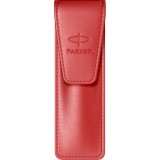 Etui piele Parker rosu