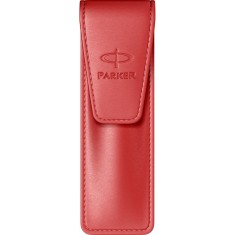 Etui piele Parker rosu