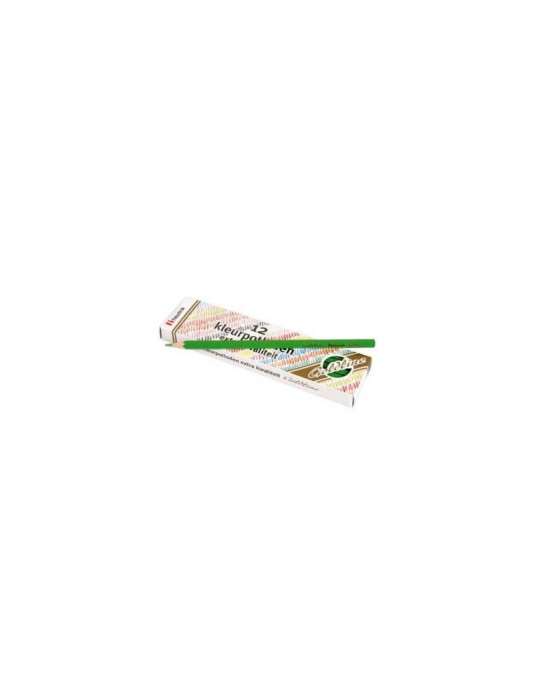 Set 12 creioane colorate Goldline 3.7 mm Verde deschis - Heutink