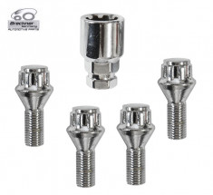 Prezoane auto antifurt Audi Mercedes Seat Skoda Vw Volvo M14x1.5G conic - BIT2-BK87301 foto