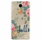 Husa silicon pentru Huawei Y5 2017, Cute Flower Phone