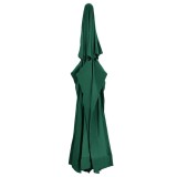 vidaXL P&acirc;nză de schimb umbrelă de soare de grădină, verde, 610 cm 312547