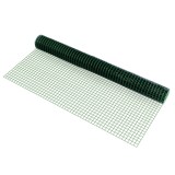 pro.tec]&reg; Gard plasa de sarma, 1 m x 5 m, sarma cositorita/pvc, verde HausGarden Leisure