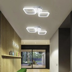 Lustra LED , 11W, 4000K, Alb, Acril, IP.20