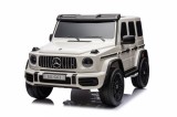 Cumpara ieftin Masinuta electrica pentru 2 copii Mercedes G63, 4x4, 800W, 24V-14Ah, cu MP4, alba - Copie