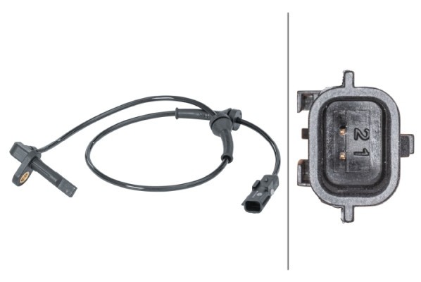 HELLA 6PU 012 679-911 senzor,turatie roata