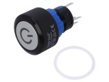 Comutator ONPOW LAS1-APY-11T/W/24V/P 2 Poziții SPDT 0,5A IP65 acționat prin apăsare