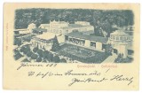 4835 - Baile HERCULANE, Panorama, Litho, Romania - old postcard - used - 1899