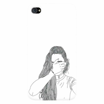 Husa silicon pentru Apple Iphone 4 / 4S, Dont Look foto