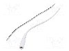 Cablu alimentare DC, cabluri, DC 5,5/2,5 soclu, alb, 5m, WEST POL - S25-TT-T050-500WH