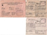 A3664N Carnet cu bilete cupoane, CFR, 1990, călătorie internațională Cluj-Napoca &ndash; Sofia