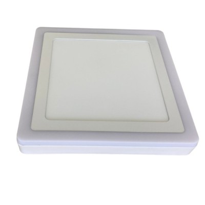 Spot LED Patrat Aplicat Doua Culori 24+12W 3000k-6500k Trei Functii foto