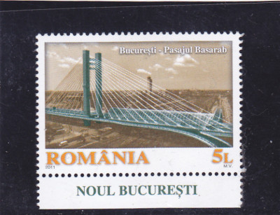 ROMANIA 2011- LP 1905 - Noul Bucuresti, Pasajul Basarab,MNH, foto