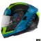 Casca modulabila pentru scuter - motocicleta MT Atom SV Adventure A7 albastru lucios Pinlock ready &ndash; tip MT-V-16 XS (53/54cm)