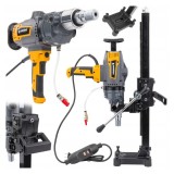 Cumpara ieftin Masina de carotat cu racire apa 2600W, cu suport burghiu, diametru gaurire 195mm
