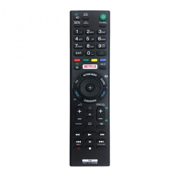 Telecomanda universala pentru SONY LED/LCD Smart TV, neagra