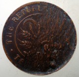 Moneda China Republica, 10 Cash, 1920, Eroare de Batere - Vezi Foto!