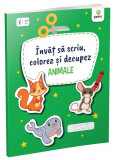 &Icirc;nvăț să scriu, colorez și decupez. Animale - Paperback - Gama