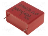 Condensator WIMA polipropilenă 2,2uF 15x26x31,5mm THT &plusmn;10%