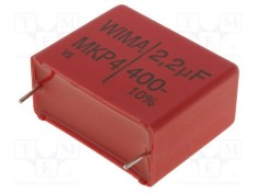 Condensator WIMA polipropilena 2,2uF 15x26x31,5mm THT ?10% foto