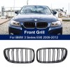 Grile Duble BMW E90 E91 LCI (2008-2011) M Design Negru Lucios