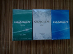 SET 3 GLACIER, blue, rock si ice, apa de toaleta, 100 ml, noi, sigilate foto