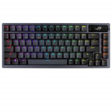 Cumpara ieftin Tastatura mecanica gaming Asus ROG Azoth PBT NX Red, iluminare RGB, Bluetooth/USB (Negru)