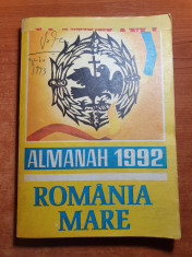 almanah romania mare 1992- autograf corneliu vadim tudor foto
