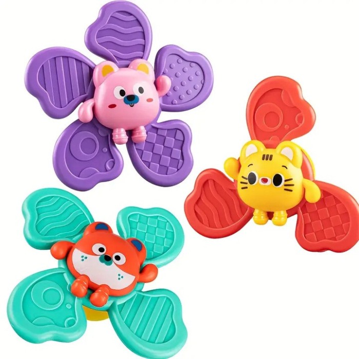 Set de 3 Spinner cu Ventuză 18 luni