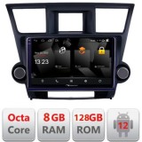 Navigatie Toyota Highlander 2007-2013 Android Octa Core Qualcomm 2K Qled 8+128 DTS DSP 360 4G Optical CarStore Technology
