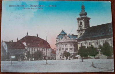 Carte postala, Sibiu, perioada interbelica foto