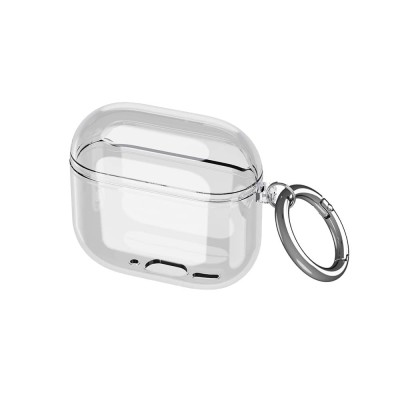 Husa protectie casti wireless, THD, compatibila Apple Airpods 4 si Apple Airpods 4 Active Noise Cancellation, transparenta foto