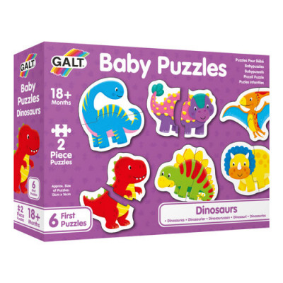 Puzzle bebelusi Galt, Dinosauri, 12 piese, 1005455 foto
