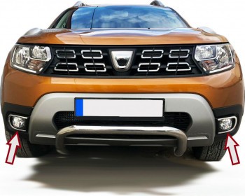 Ornament cromat pentru proiectoare DACIA Duster II 2018 - 2020 foto