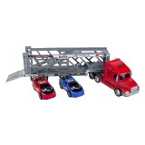 Camion tip transportor Truck, scara 1:24, 2 masini incluse, 3 ani+, General