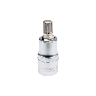 Bit spline M10 cu adaptor 1/2&amp;quot; 55 mm Yato YT-04343 foto
