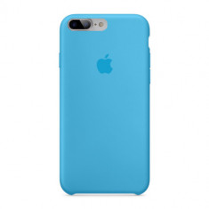 Husa iPhone 8 Plus Silicon Albastru Deschis foto